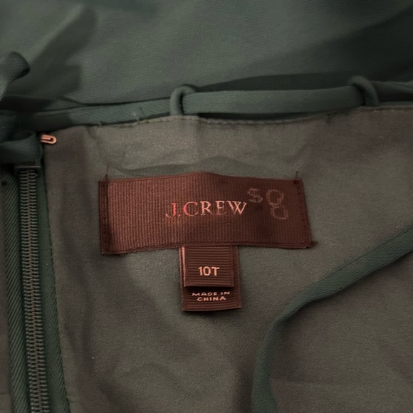 J. Crew Dark Green Dress - Picture 6 of 7